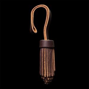 PORTLAND LEATHER Pom Tassel Grizzly